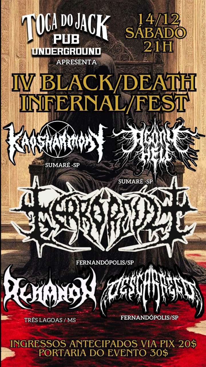 IV BLACK/DEATH INFERNAL FEST – RIBEIRÃO PRETO (SP)