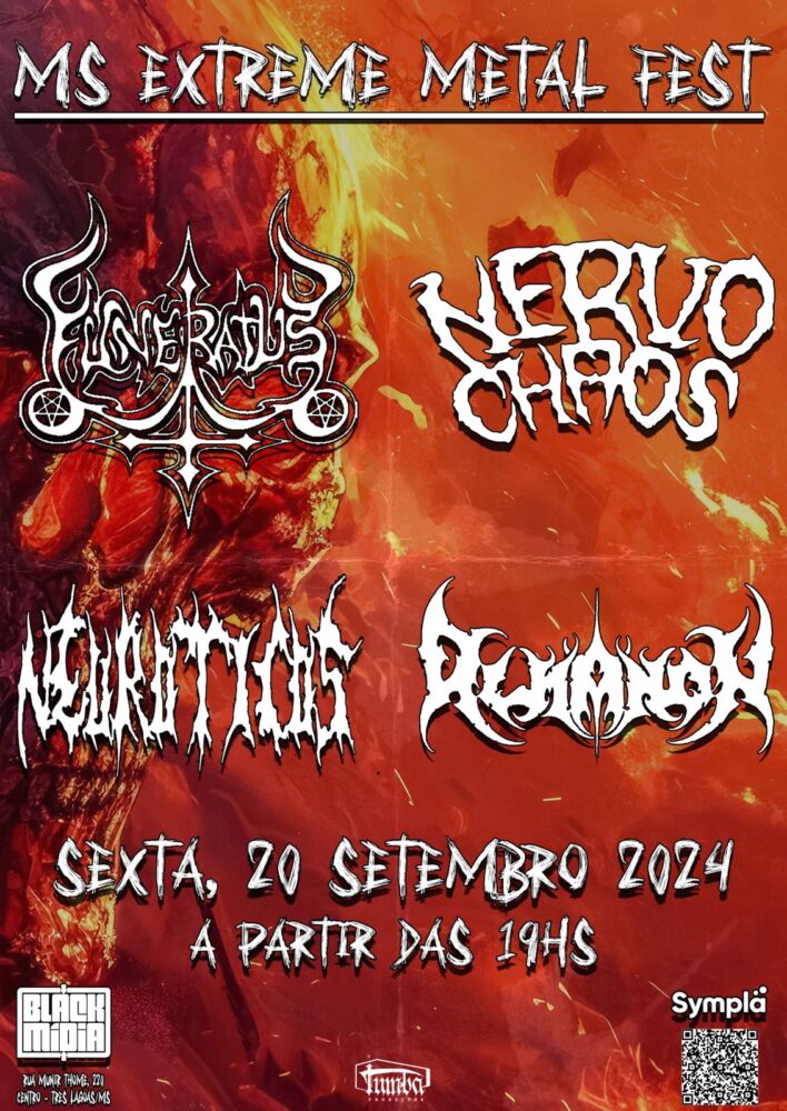 MS EXTREME METAL FEST: NERVOCHAOS | FUNERATUS | NEURÓTICOS | ALMANON – TRÊS LAGOAS (MS)
