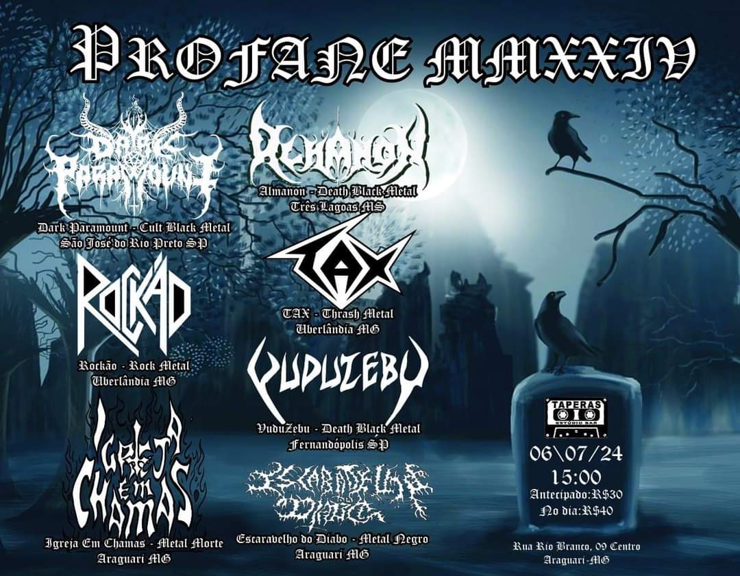 PROFANE MMXXIV’ – ARAGUARI (MG)