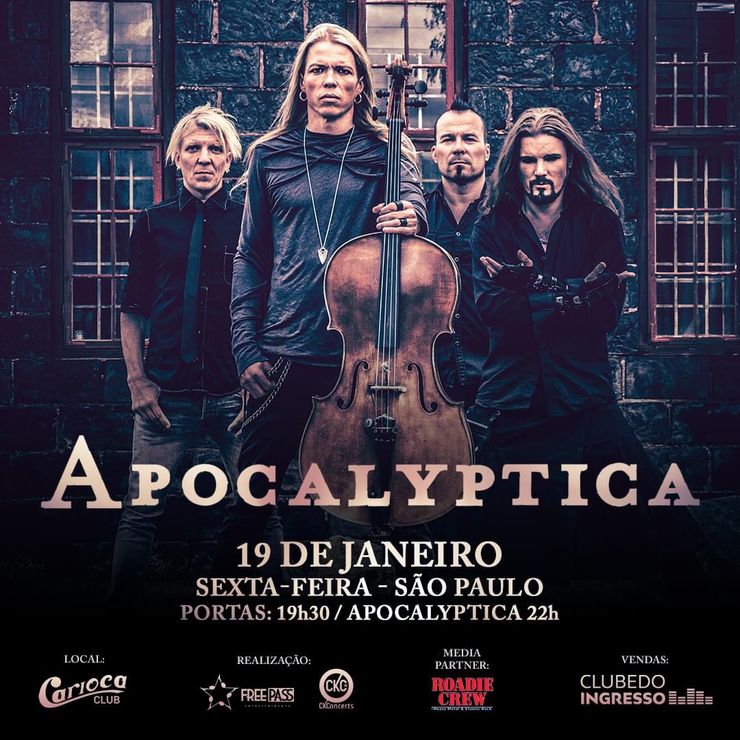 APOCALYPTICA – SÃO PAULO (SP)