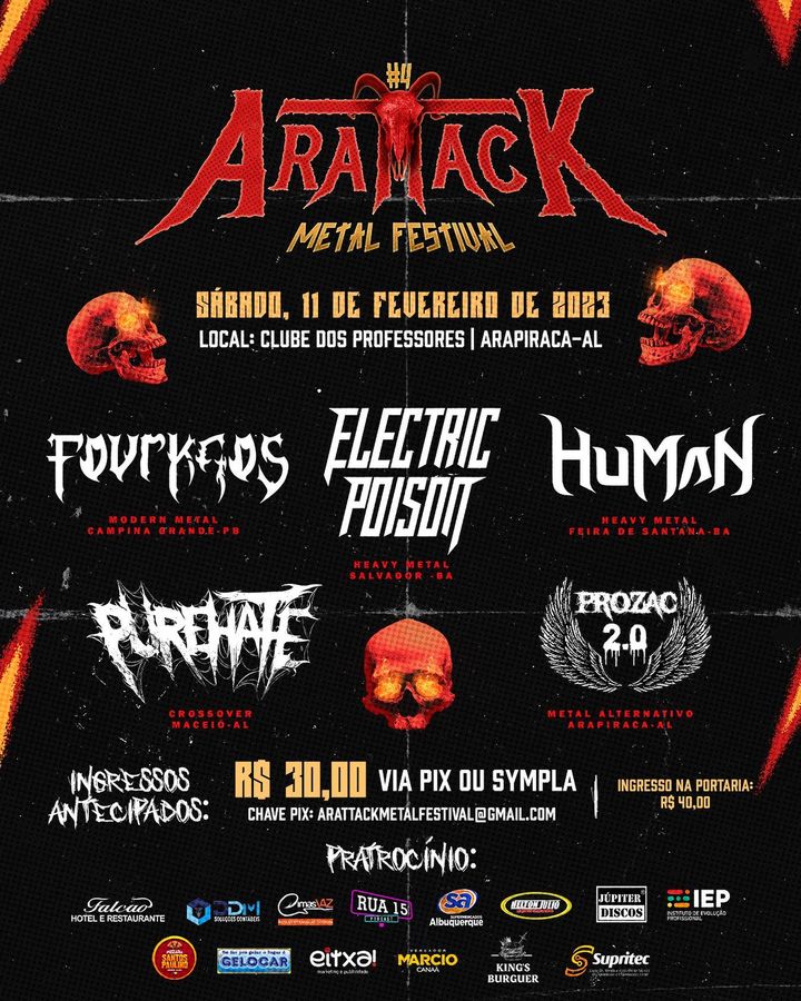 ARATTACK METAL FESTIVAL – 4ª EDIÇÃO (ARAPIRACA/AL)