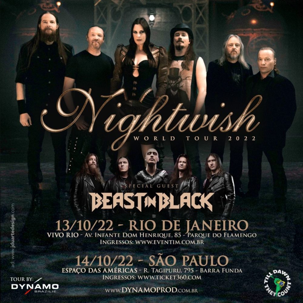 NIGHTWISH E BEAST IN BLACK (RIO DE JANEIRO)