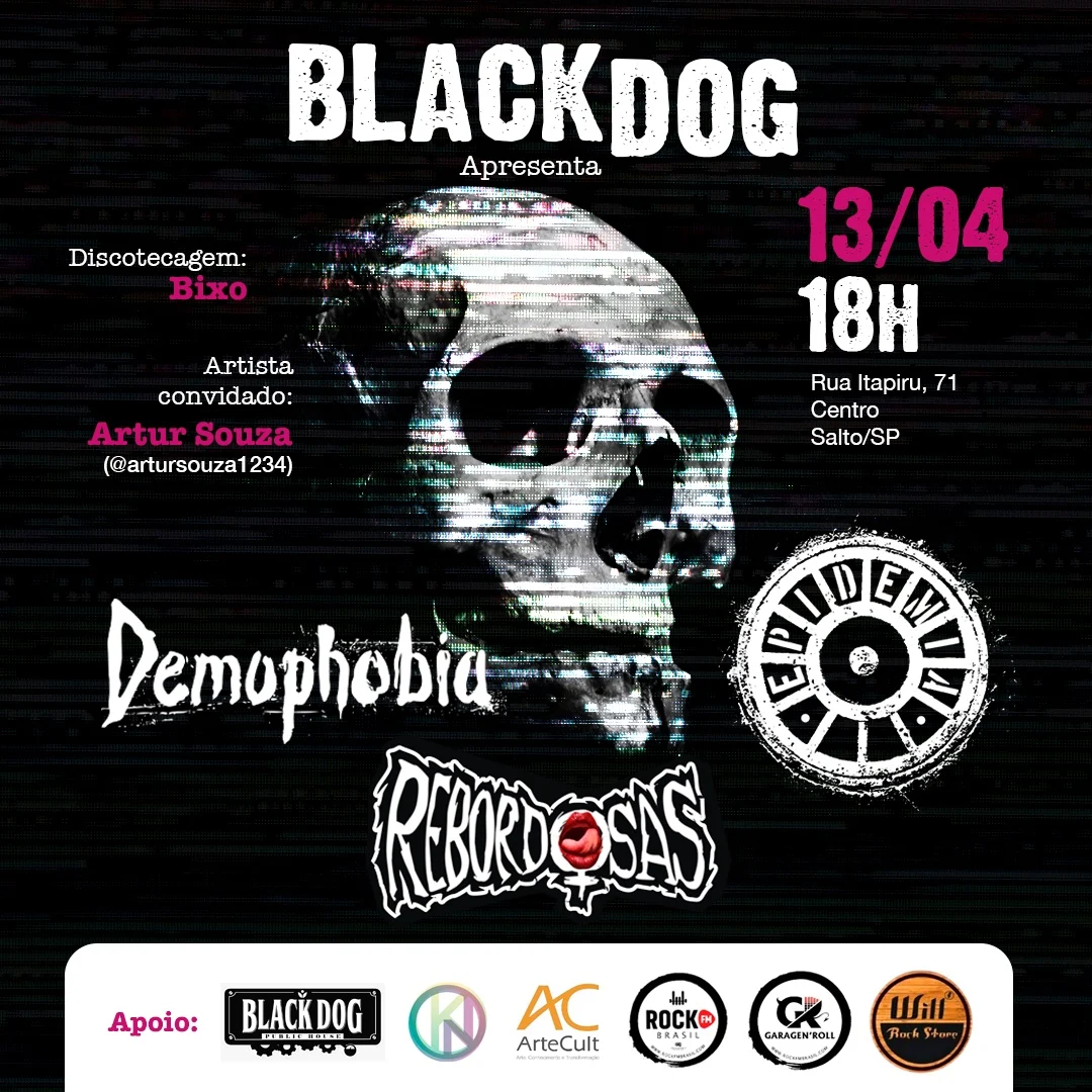EPIDEMIA | DEMOPHOBIA | REBORDOSAS – SALTO (SP)
