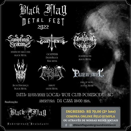 “Black Flag Metal Fest 2022” (POMERODE/SC)