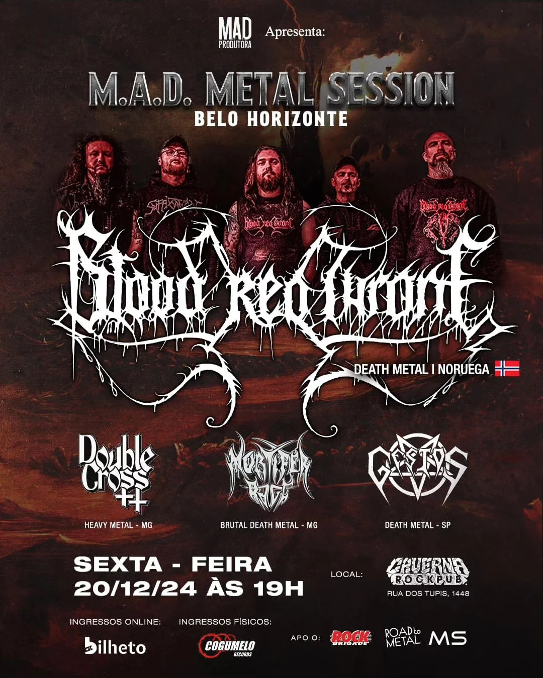 BLOOD RED THRONE – BELO HORIZONTE (MG)