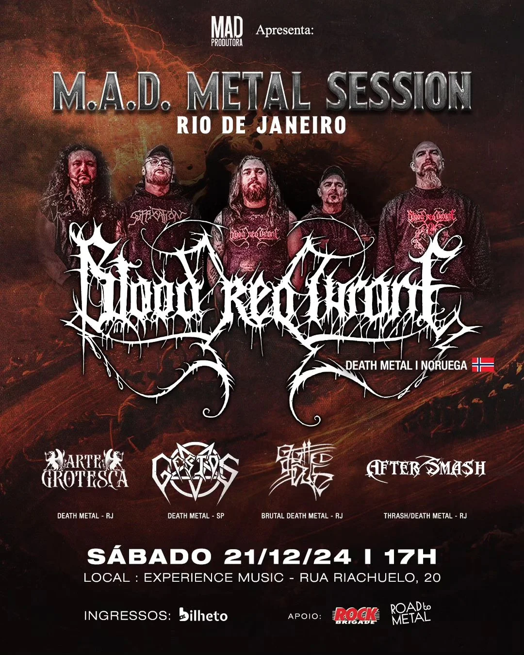 BLOOD RED THRONE – RIO DE JANEIRO (RJ)