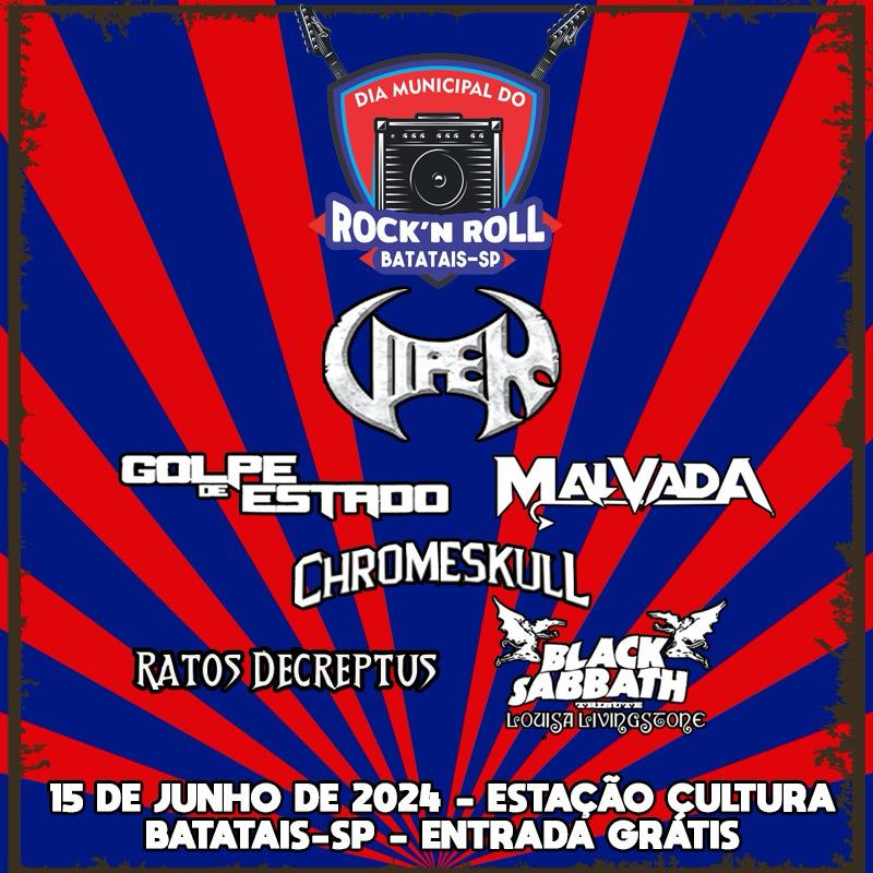 DIA MUNICIPAL DO ROCK AND ROLL – BATATAIS (SP)