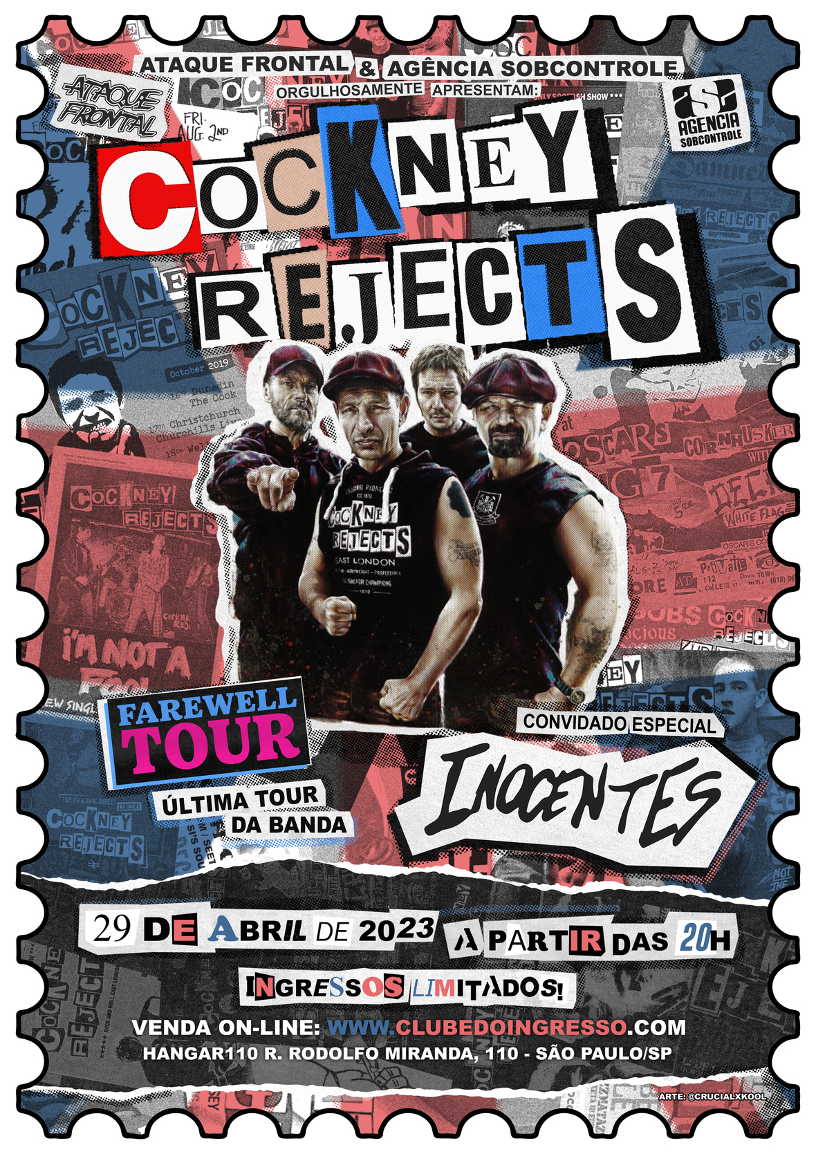 COCKNEY REJECTS | INOCENTES (SÃO PAULO/SP)