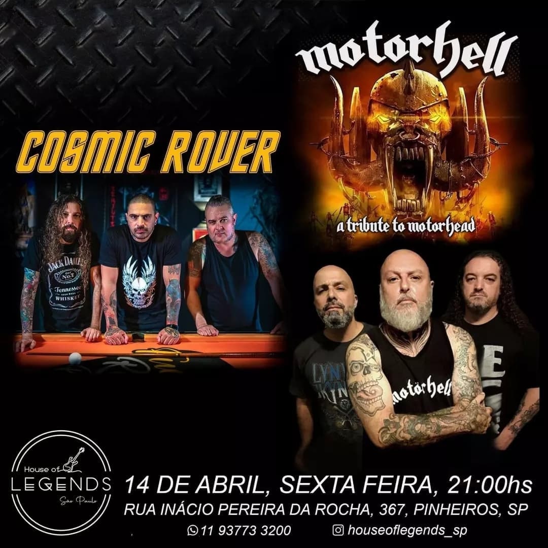 COSMIC ROVER | MOTORHELL – A TRIBUTE TO MOTÖRHEAD (SÃO PAULO/SP)