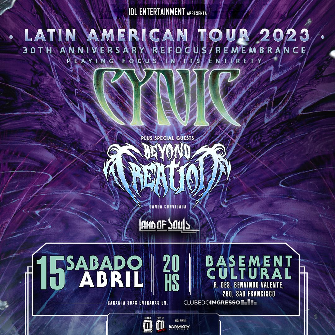 BEYOND CREATION | CYNIC (CURITIBA/PR)