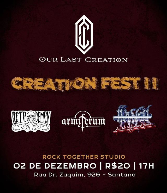 CREATON FEST II: OUR LAST CREATION | OCTODEMON | ARMIFERUM | HANOI – SÃO PAULO (SP)