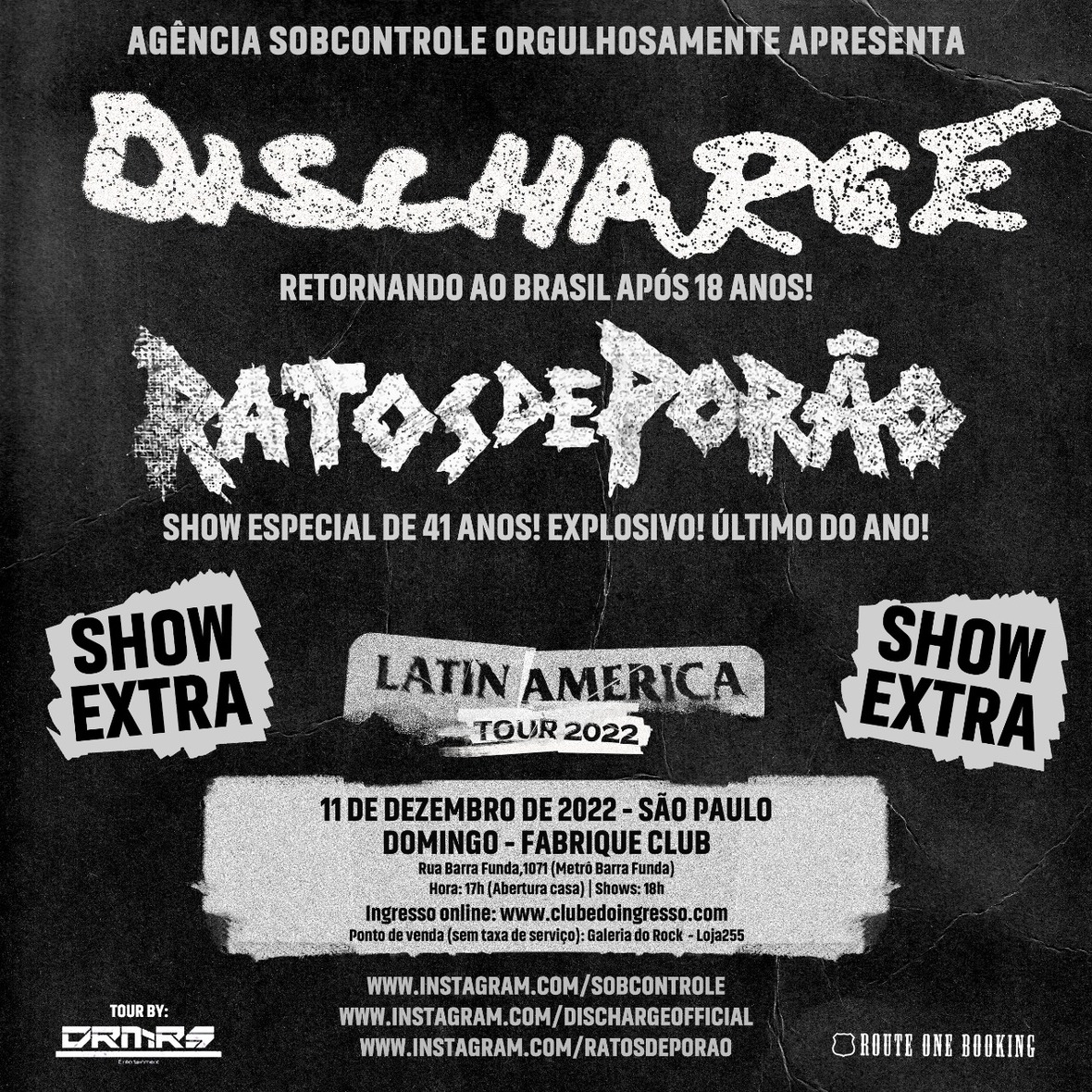 DISCHARGE | RATOS DE PORÃO (SÃO PAULO/SP)