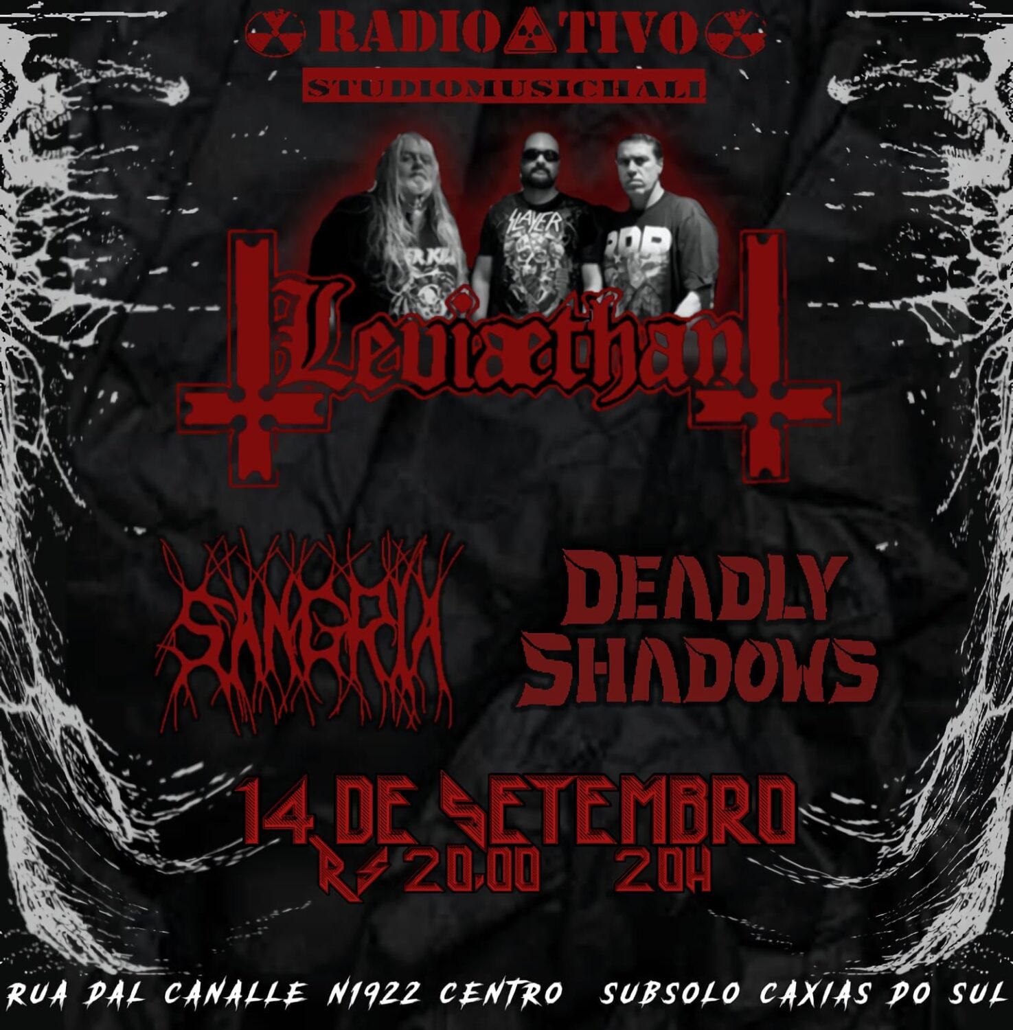 LEVIAETHAN | DEADLY SHADOWS | SANGRIA – CAXIAS DO SUL (RS)