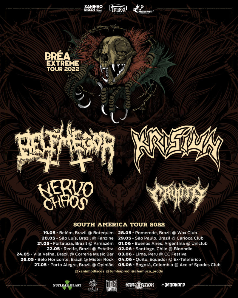 BELPHEGOR / KRISIUN / NERVOCHAOS / CRYPTA