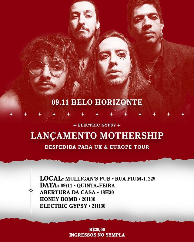 ELECTRIC GYPSY | HONEY BOMB – BELO HORIZONTE (MG)