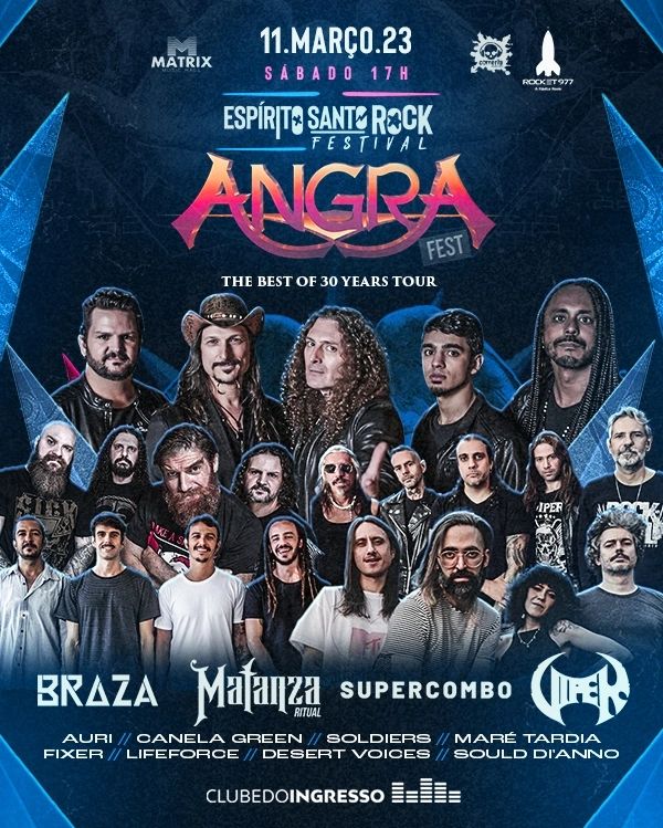 ESPÍRITO SANTO ROCK FESTIVAL: ANGRA | MATANZA RITUAL | VIPER E MUITO MAIS (CARIACICA/ES)