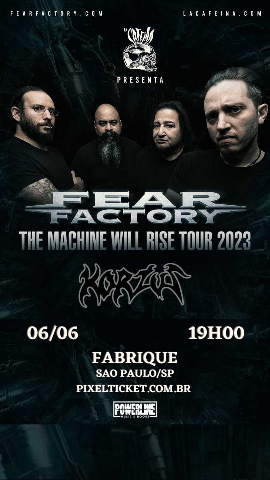 FEAR FACTORY | KORZUS (SÃO PAULO/SP)