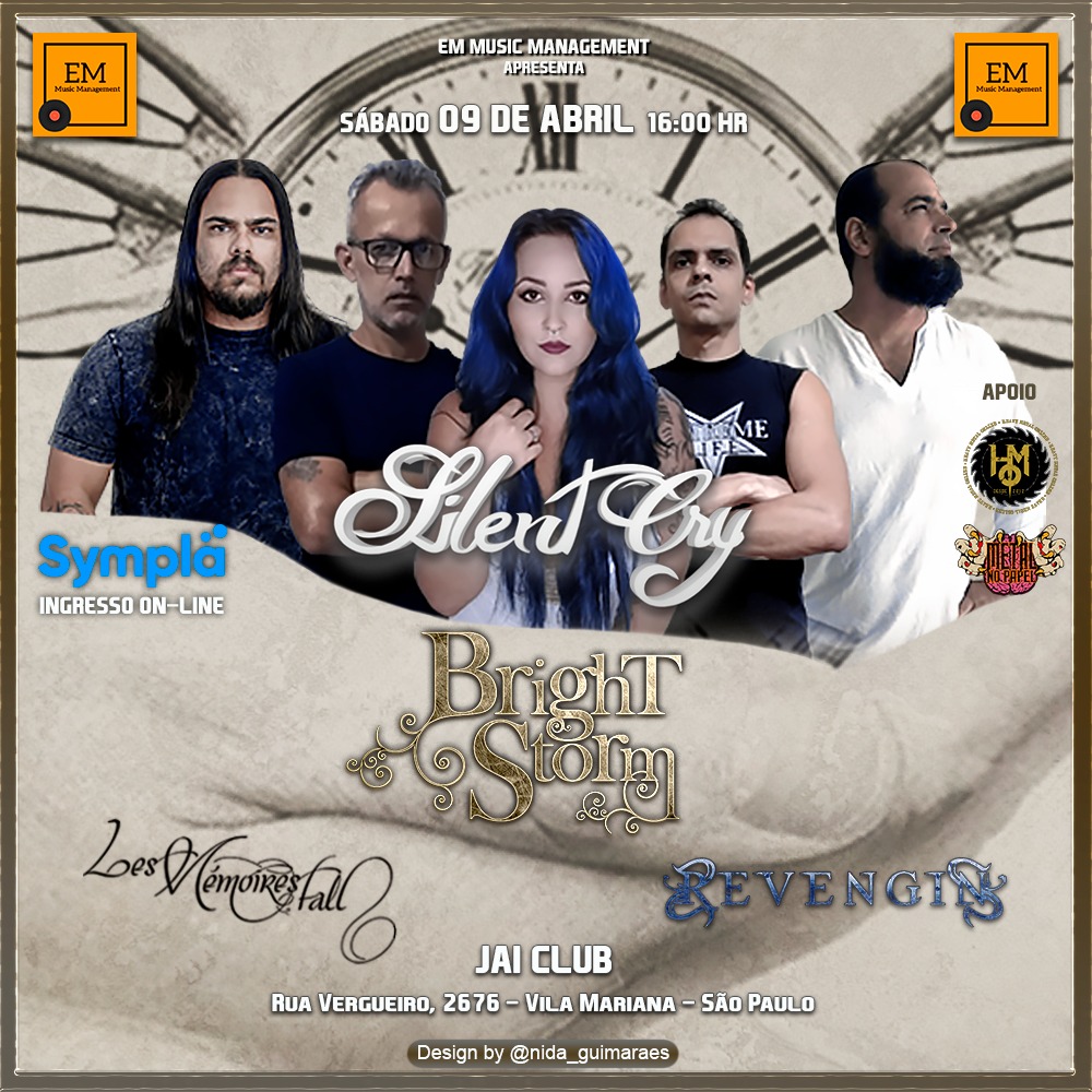 SILENT CRY | BRIGHTSTORM | REVENGIN | LES MEMOIRES FALL (SÃO PAULO)