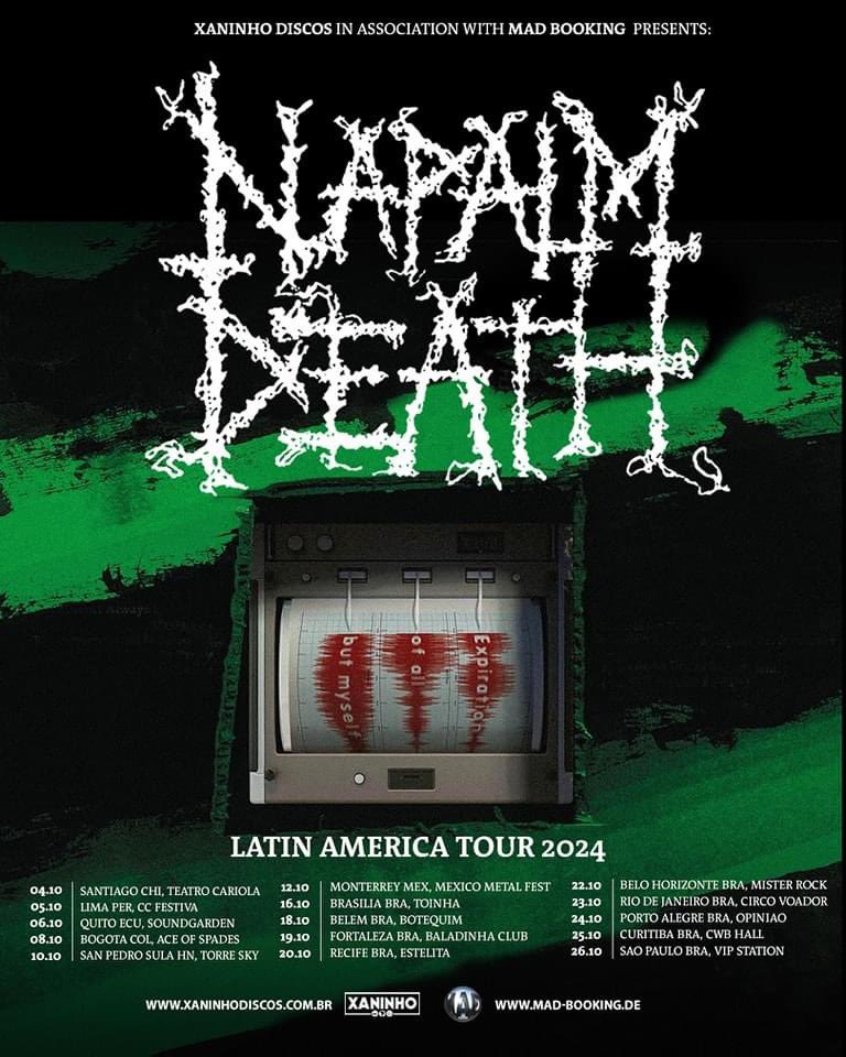 NAPALM DEATH – RIO DE JANEIRO (RJ)