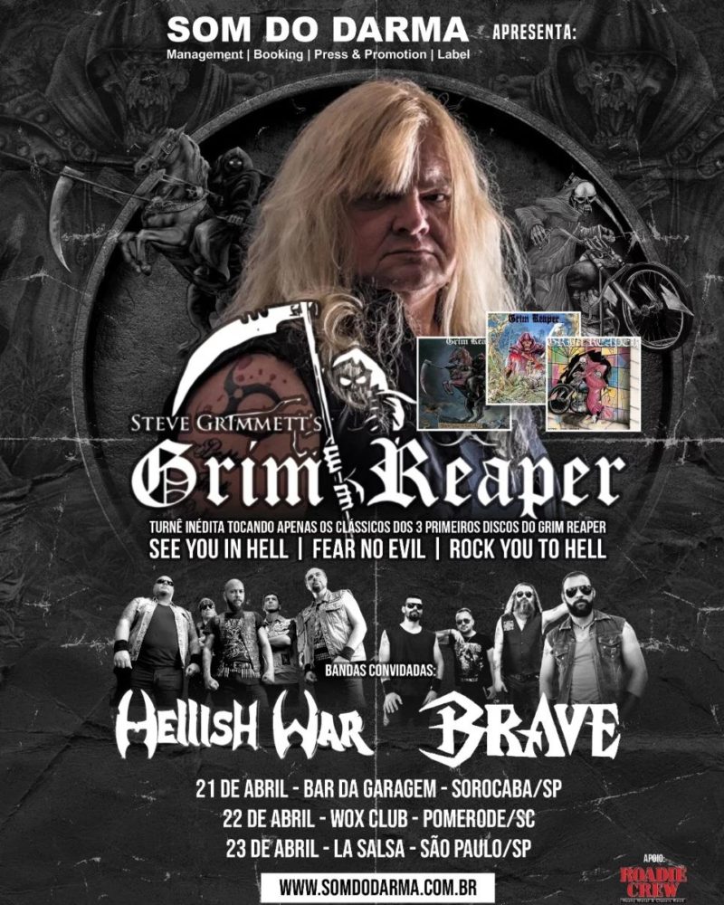 STEVE GRIMMETT’S GRIM REAPER (POMERODE/SC – C/ HELLISH WAR | BRAVE)