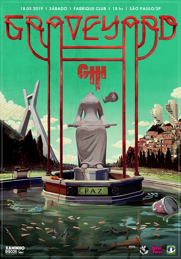 GRAVEYARD: Show único no Brasil, em São Paulo