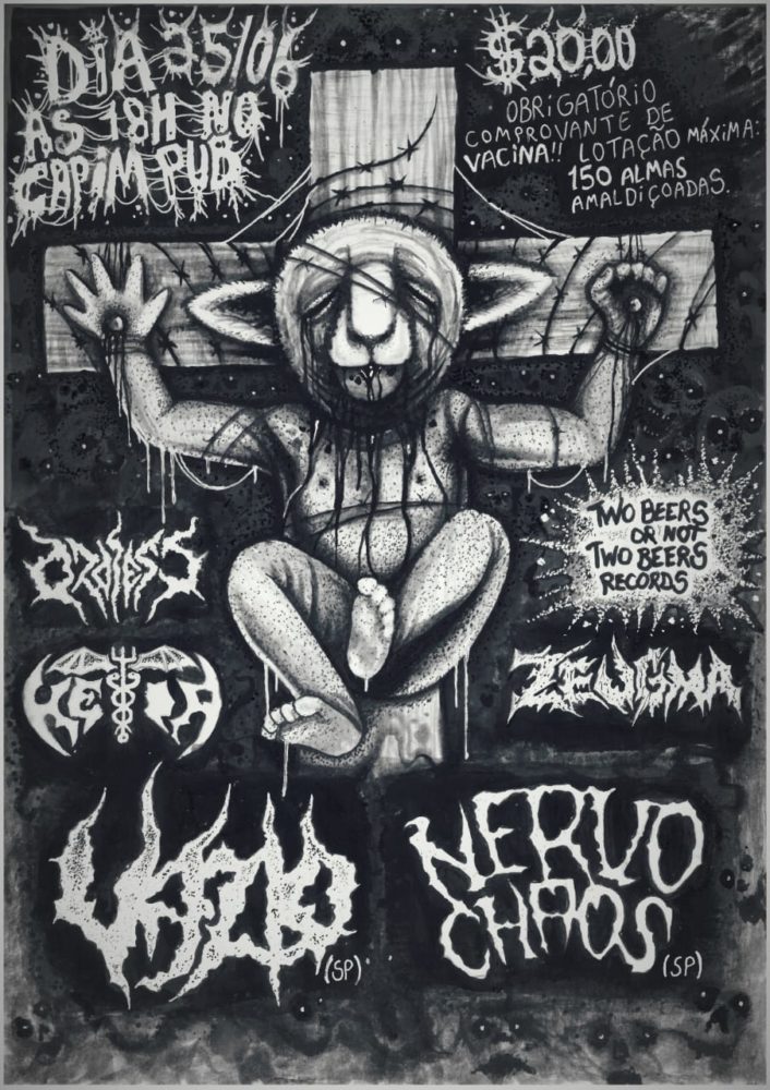 NERVOCHAOS | VAZIO | HÉIA | ZEUGMA | ORDLESS (GOIÂNIA/GO)