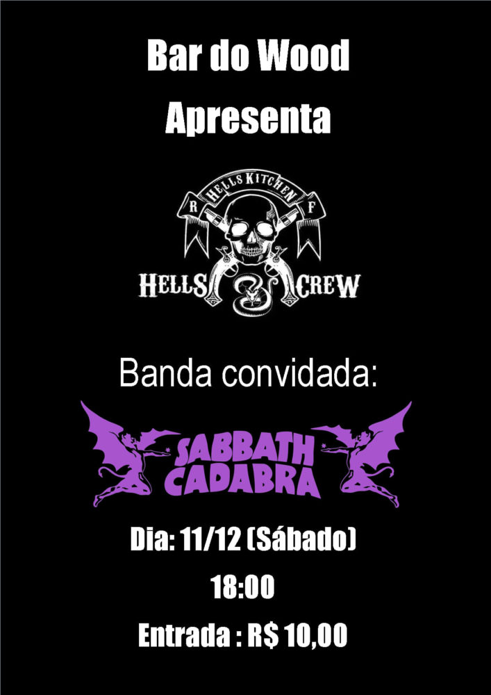 HELLSKITCHEN + SABBATH CADABRA EM SANTA BÁRBARA D’OESTE (SP)