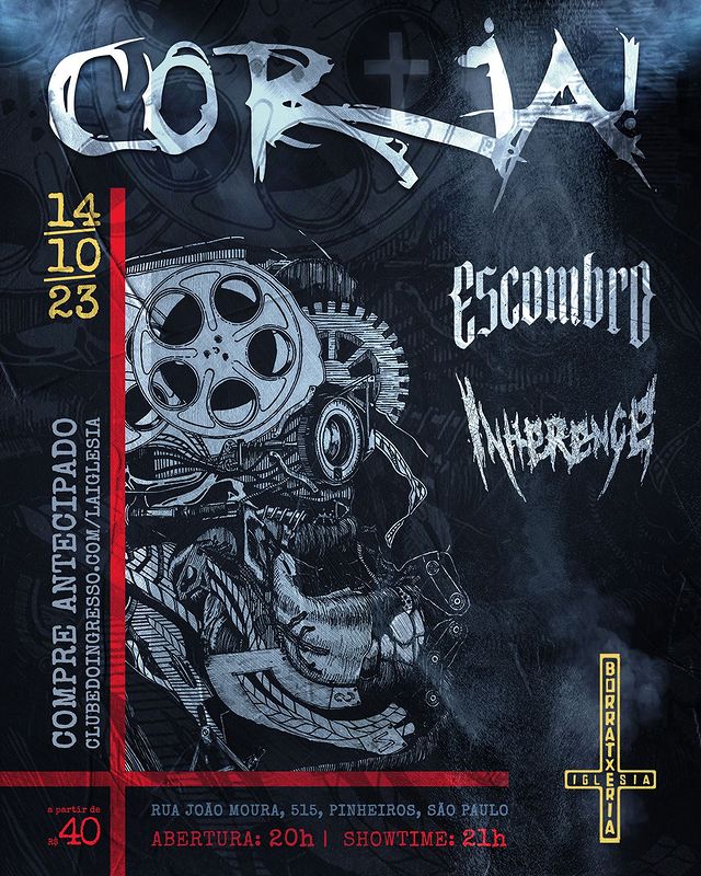 CORJA | ESCOMBRO | INHERENCE – SÃO PAULO (SP)