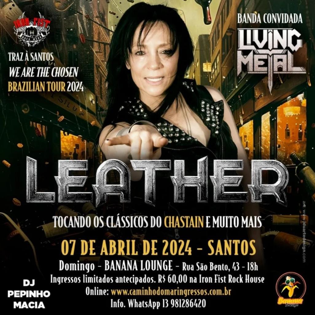 LEATHER LEONE | LIVING METAL – SANTOS (SP)