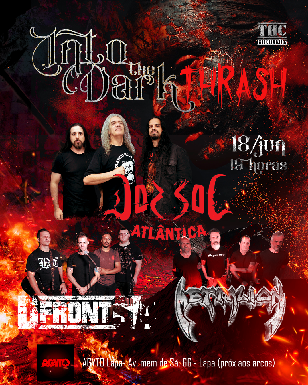 “INTO THE DARK THRASH”: DORSAL ATLÂNTICA | METRALION | DFRONT SA (RIO DE JANEIRO/RJ)