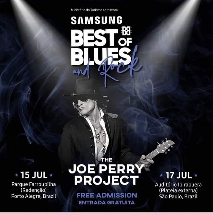 SAMSUNG BEST OF BLUES AND ROCK: JOE PERRY (PORTO ALEGRE/RS)