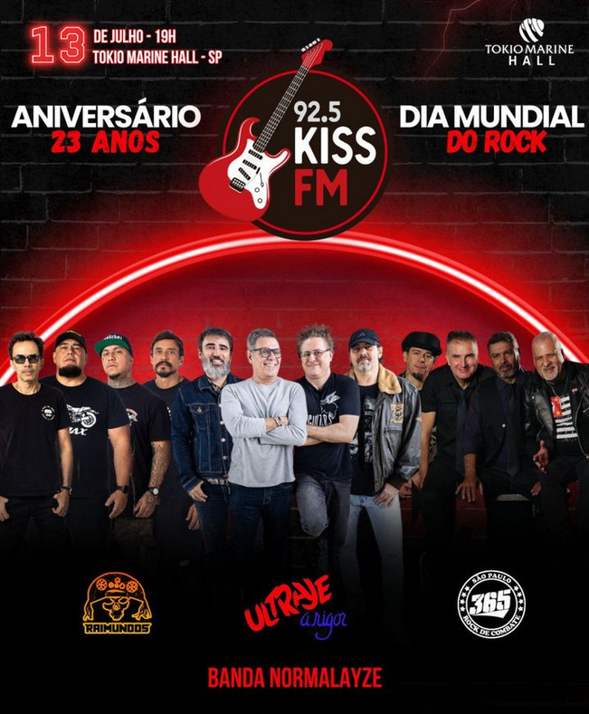 KISS FM: DIA MUNDIAL DO ROCK – SÃO PAULO (SP)