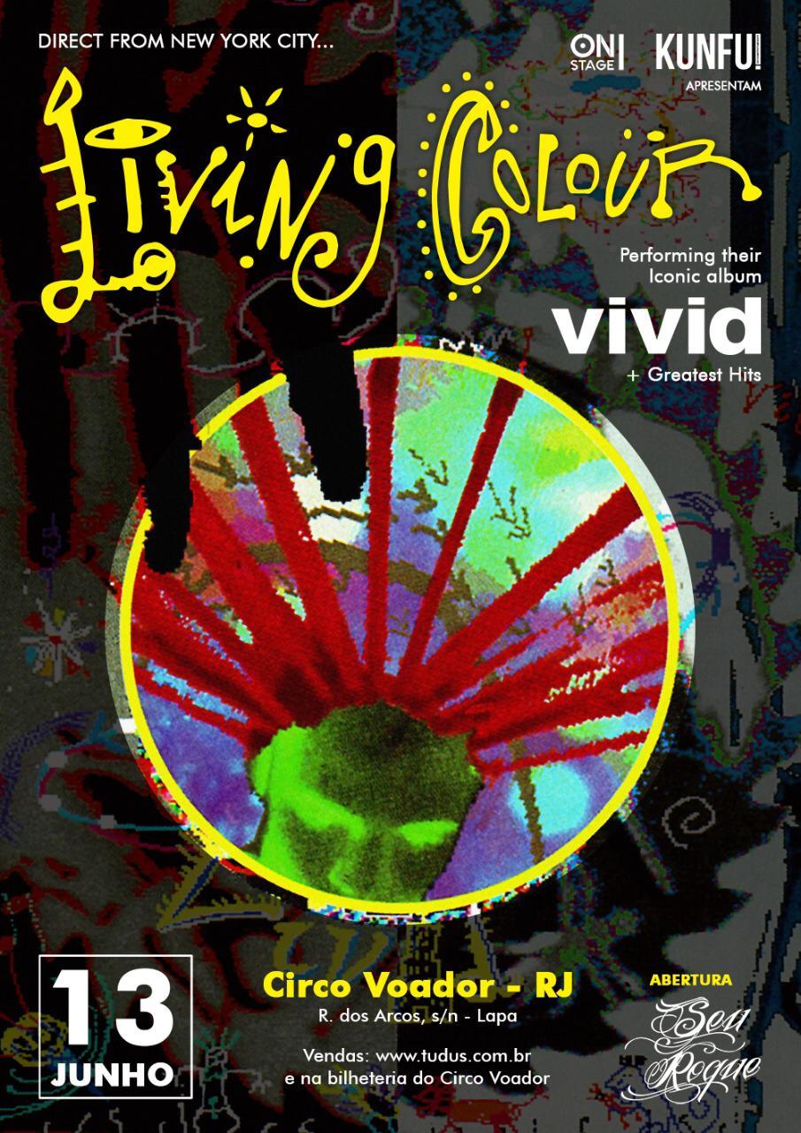 LIVING COLOUR no Circo Voador – RJ