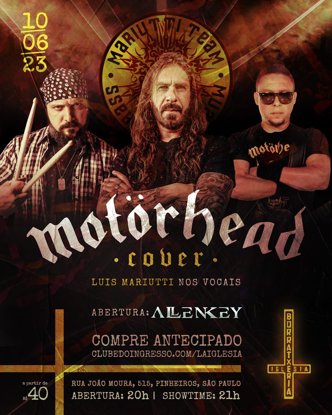 LUIS MARIUTTI E MOTÖRHEAD COVER | ALLEN KEY (SÃO PAULO/SP)