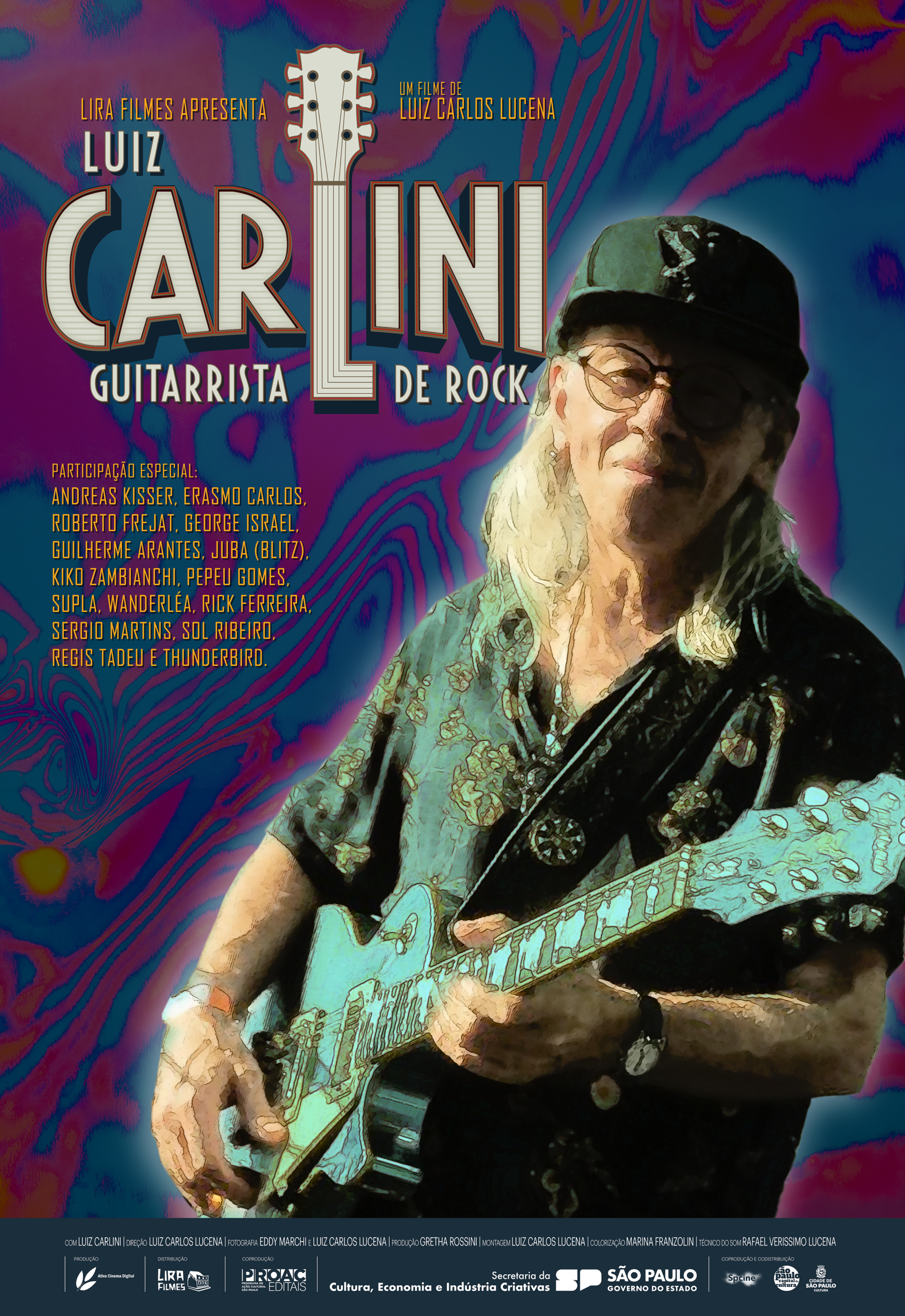 NOS CINEMAS: DOCUMENTÁRIO SOBRE O GUITARRISTA LUIZ CARLINI