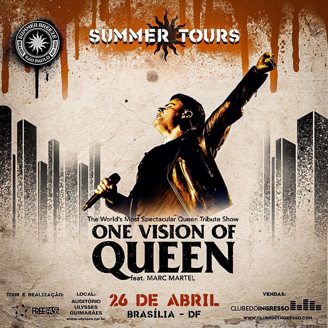MARC MARTEL – ONE VISION OF QUEEN (BRASÍLIA/DF)