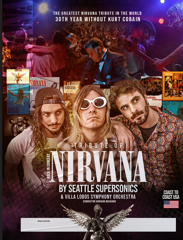 NIRVANA BY SEATTLE SUPERSONICS (EUA) E ORQUESTRA SINFÔNICA VILLA LOBOS (BELO HORIZONTE/MG)
