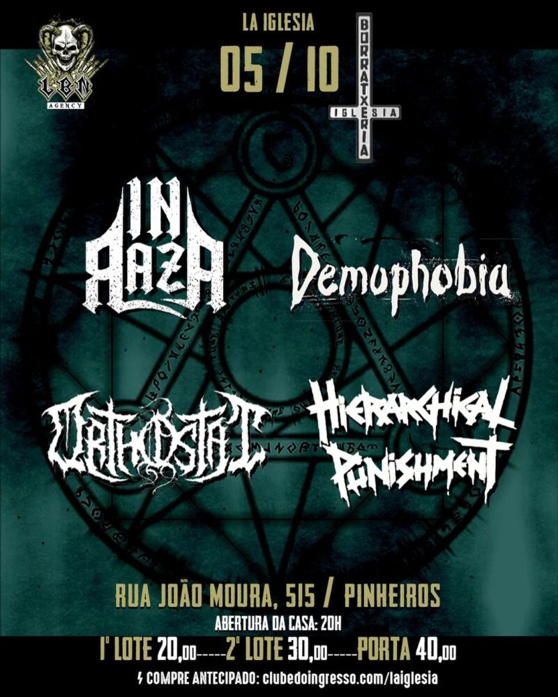 ORTHOSTAT | INRAZA | DEMOPHOBIA | HIERARCHICAL PUNISHMENT – SÃO PAULO (SP)