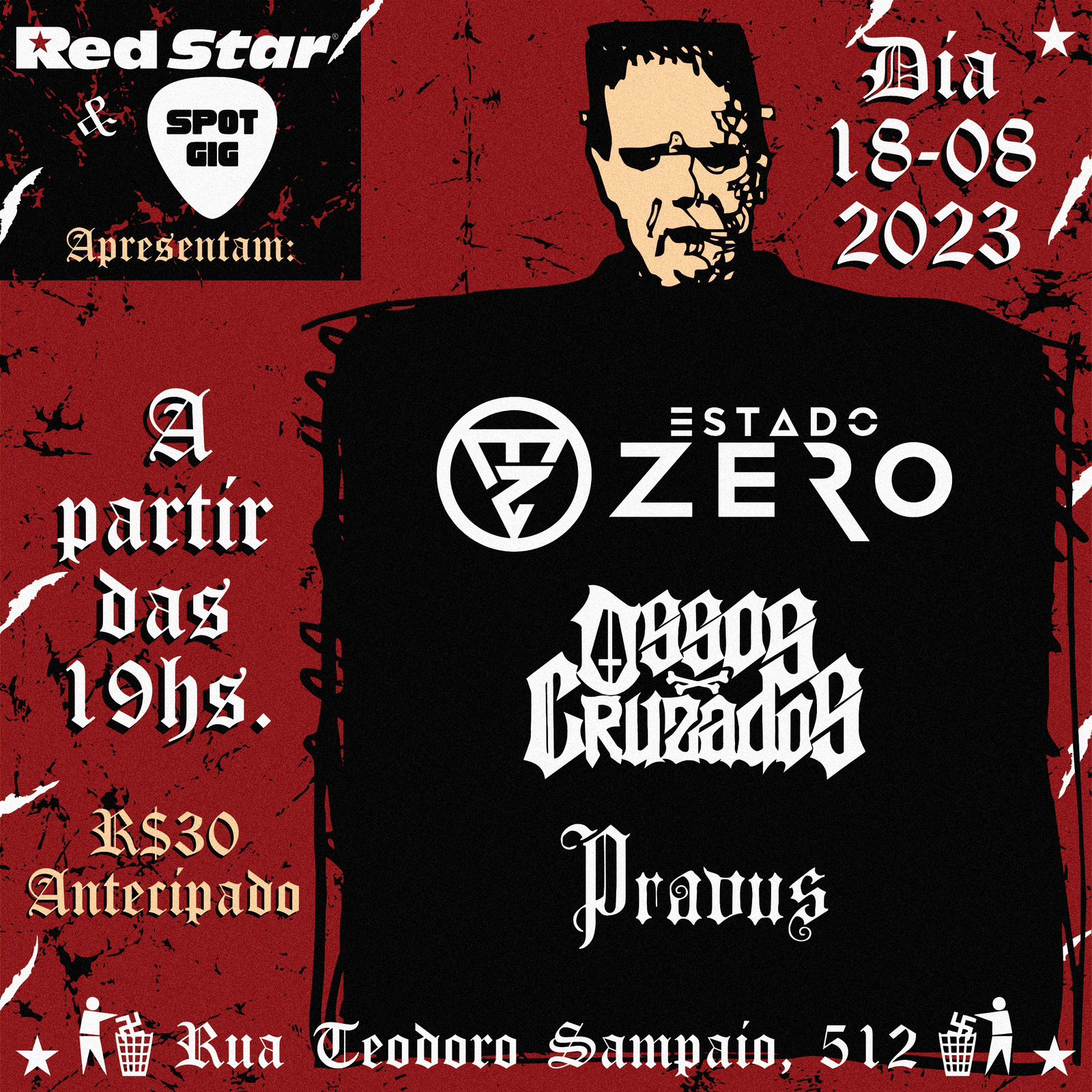 OSSOS CRUZADOS | ESTADO ZERO | PRAVUS – SÃO PAULO (SP)
