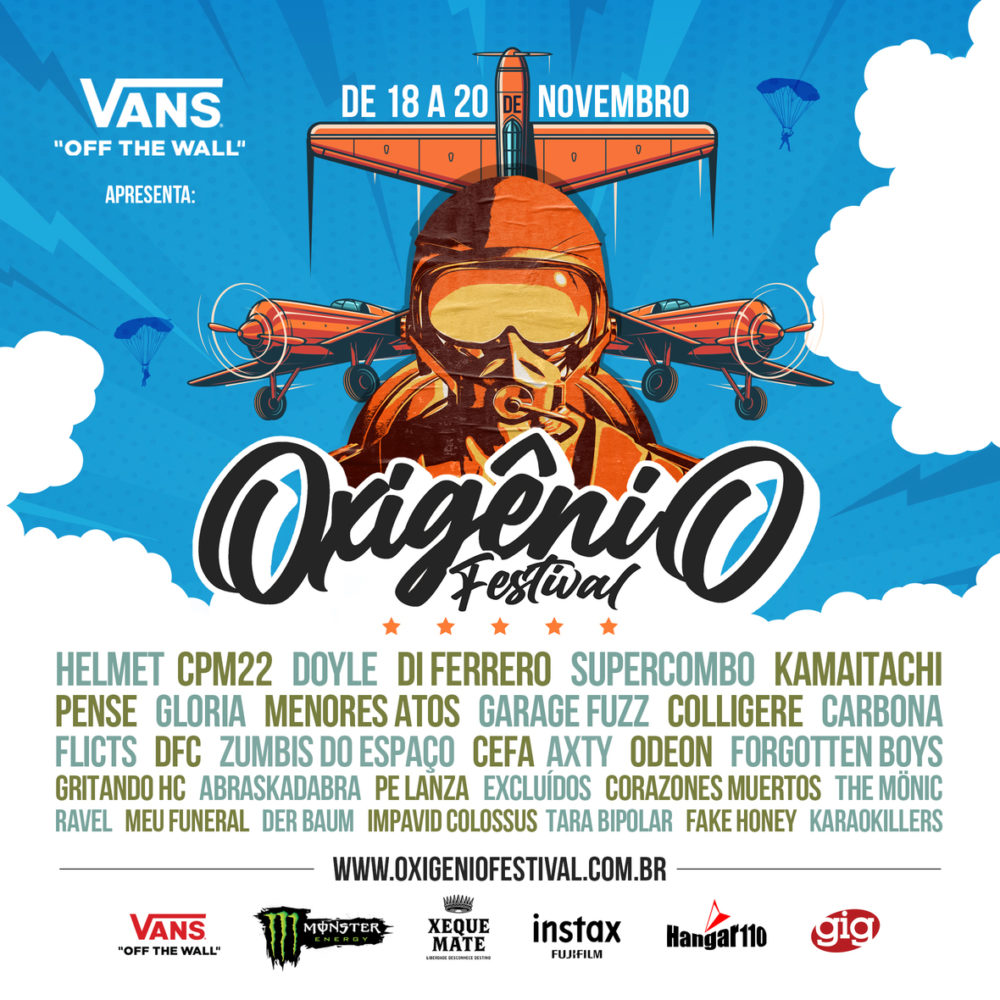 OXIGÊNIO FESTIVAL 2022 – C/ HELMET, DOYLE, DFC, ZUMBIS DO ESPAÇO, GRITANDO HC E MUITOS OUTROS (SÃO PAULO/SP)