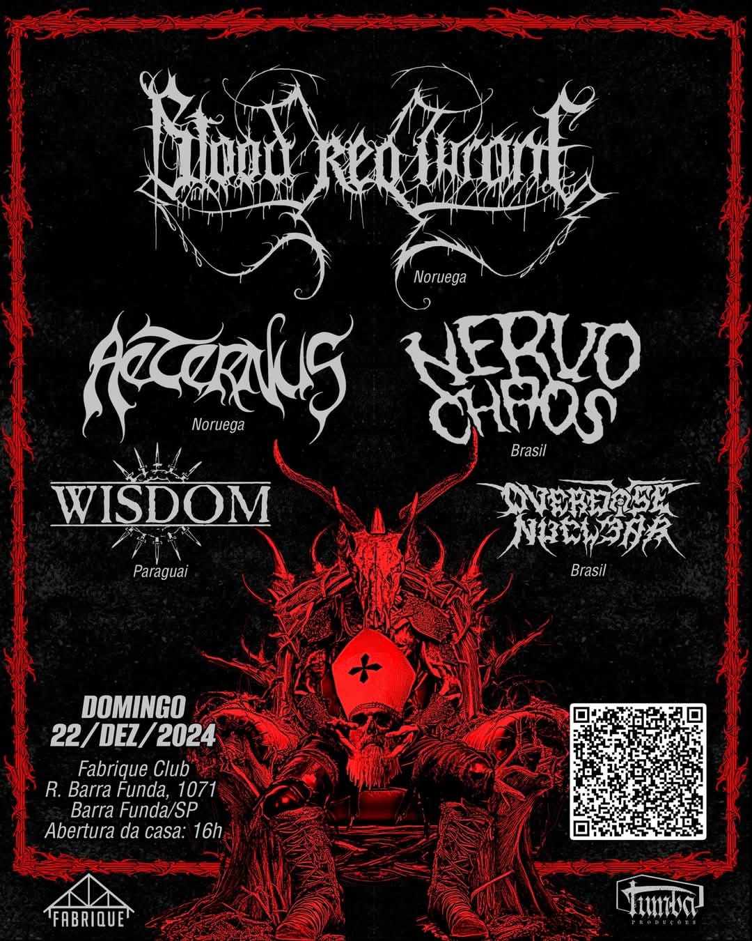 BLOOD RED THRONE – SÃO PAULO (SP)