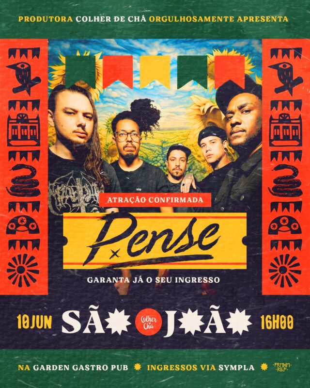 PENSE | CEDRICK E OS NÔMADES DO ÉTER | REDNECK | ULTRAMONO | BARBA RALA | BONUS TRACK | VIOLENT CRISIS (IÇARA/SC)