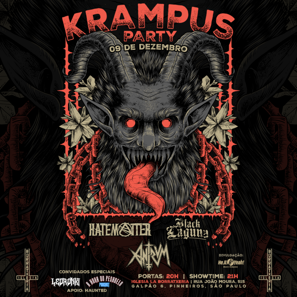 KRAMPUS PARTY: ANTRVM | HATEMATTER | BLACK LAGUNA – SÃO PAULO (SP)