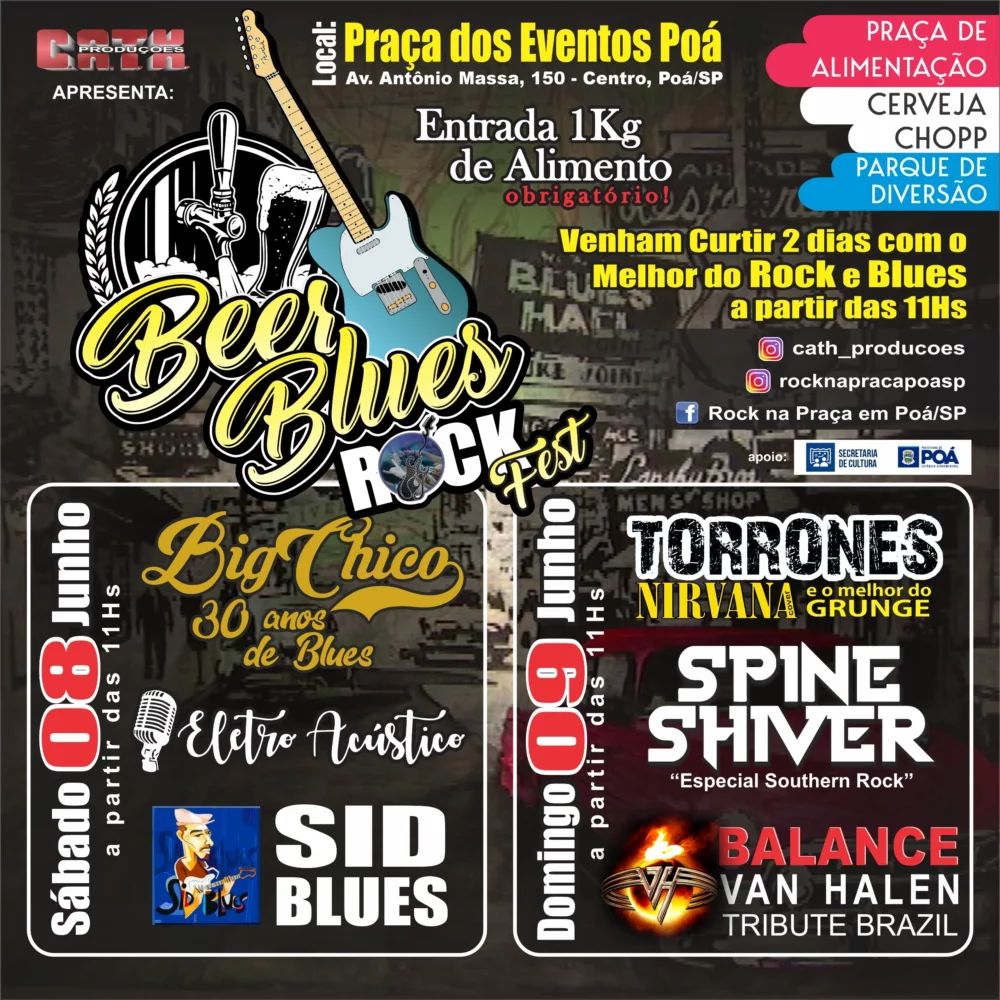 BEER BLUES ROCK FEST – POÁ (SP)