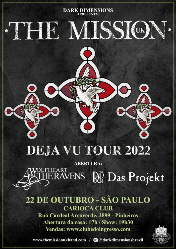 THE MISSION (SÃO PAULO/SP – ABERTURA: WOLFHEART AND THE RAVENS | DAS PROJEKT)