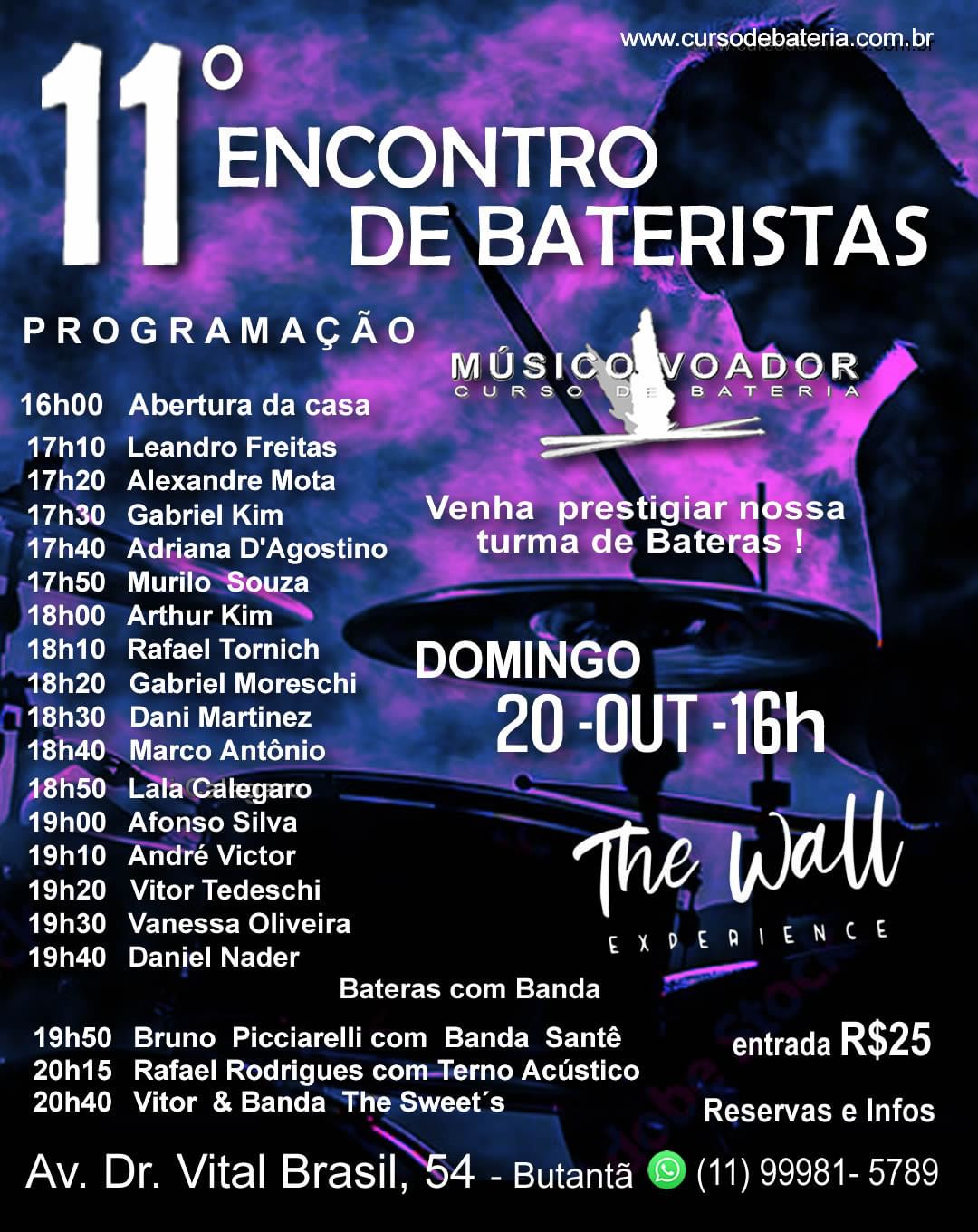 11° ENCONTRO DE BATERISTAS – SÃO PAULO (SP)