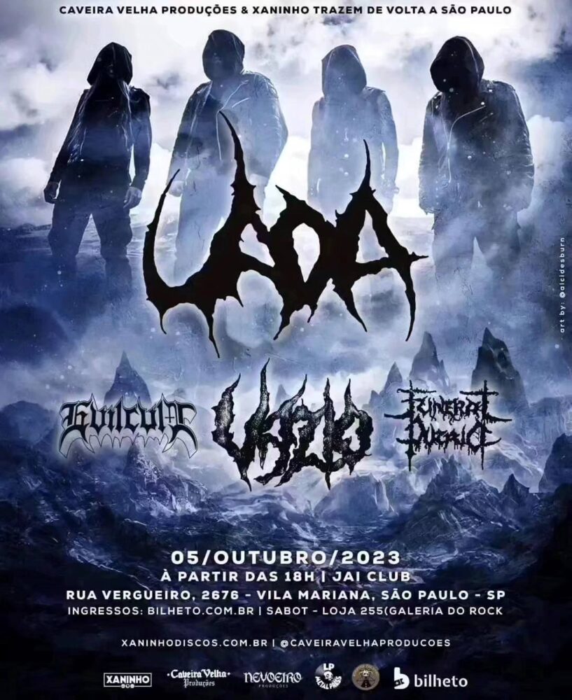 UADA | EVILCULT | VAZIO | FUNERAL PUTRID – SÃO PAULO (SP)