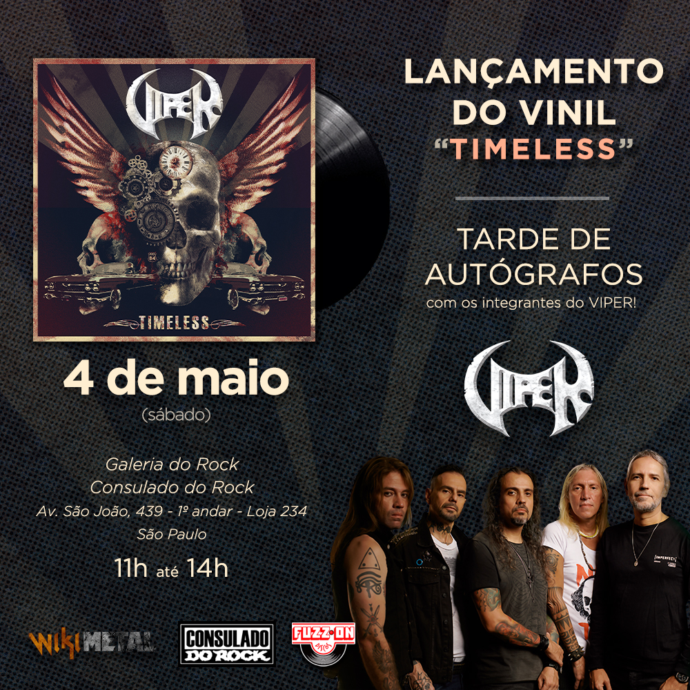 VIPER (TARDE DE AUTÓGRAFOS) – SÃO PAULO (SP)