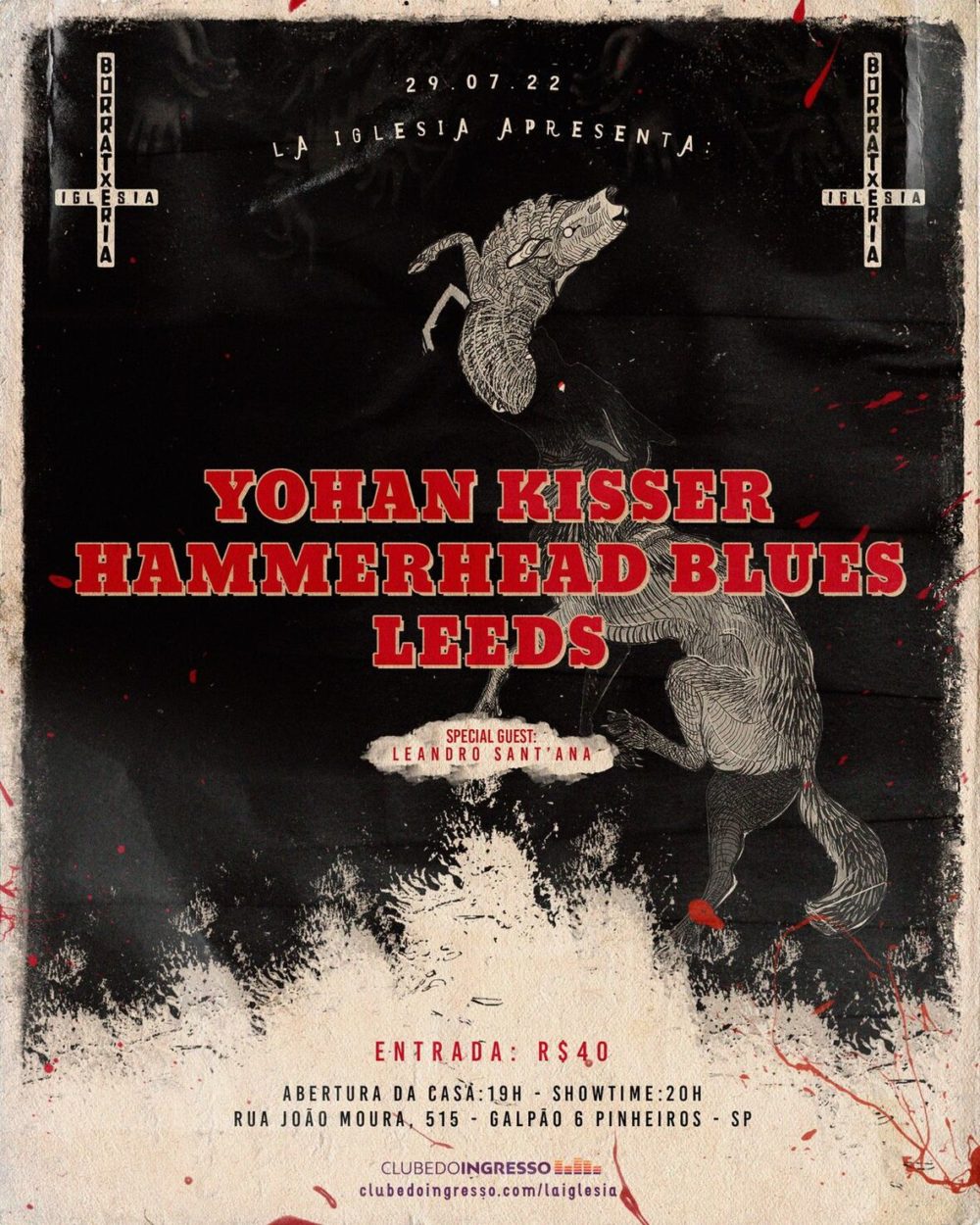 Yohan Kisser, Hammerhead Blues, Leeds (SÃO PAULO/SP)