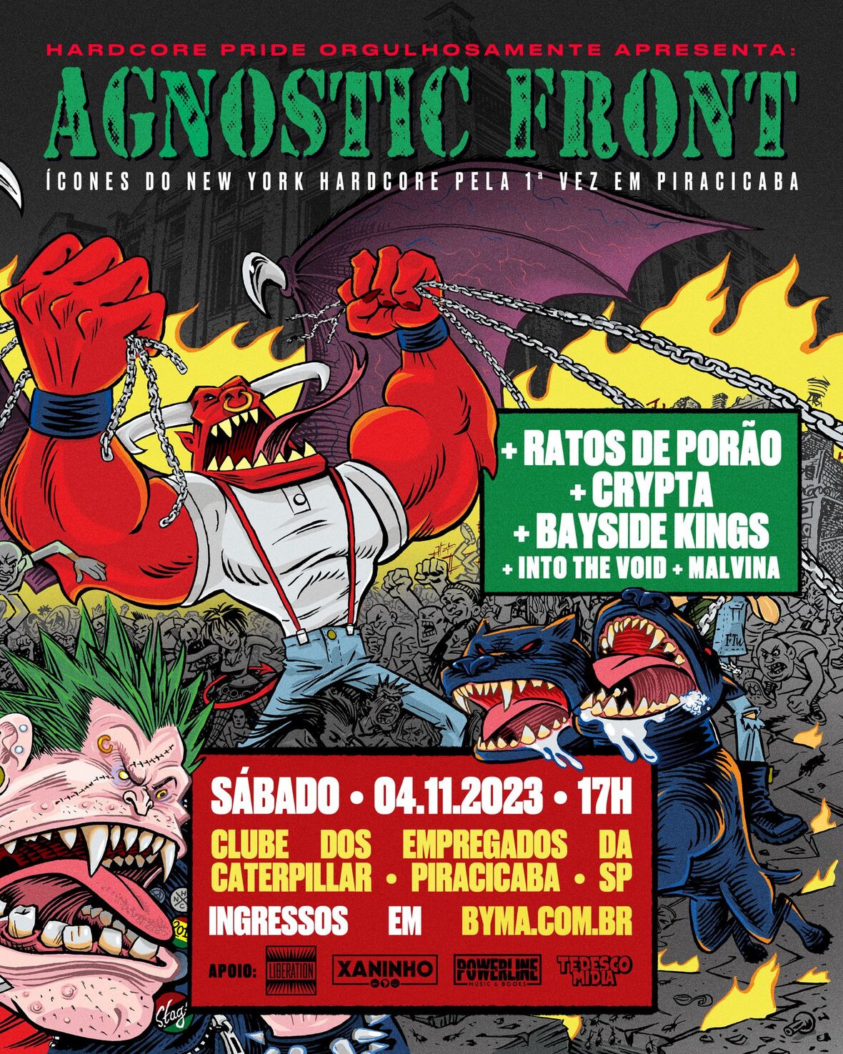 AGNOSTIC FRONT – PIRACICABA (SP)
